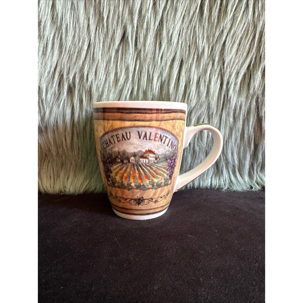 Chateau Valentino Vineyard Lands Landscape Coffee Mug 12oz Wine Lovers